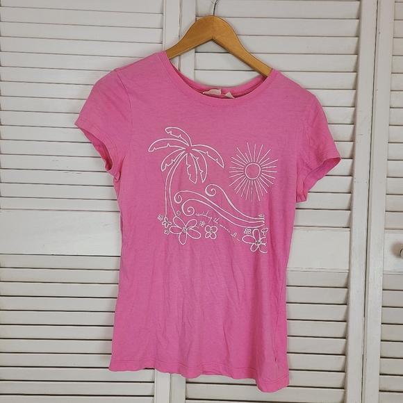 American Eagle Outfitters Tops - 🌺🌊Vintage American Eagle Pink Beachy Tee